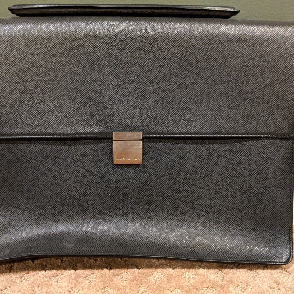 Authentic Louis Vuitton Taiga briefcase